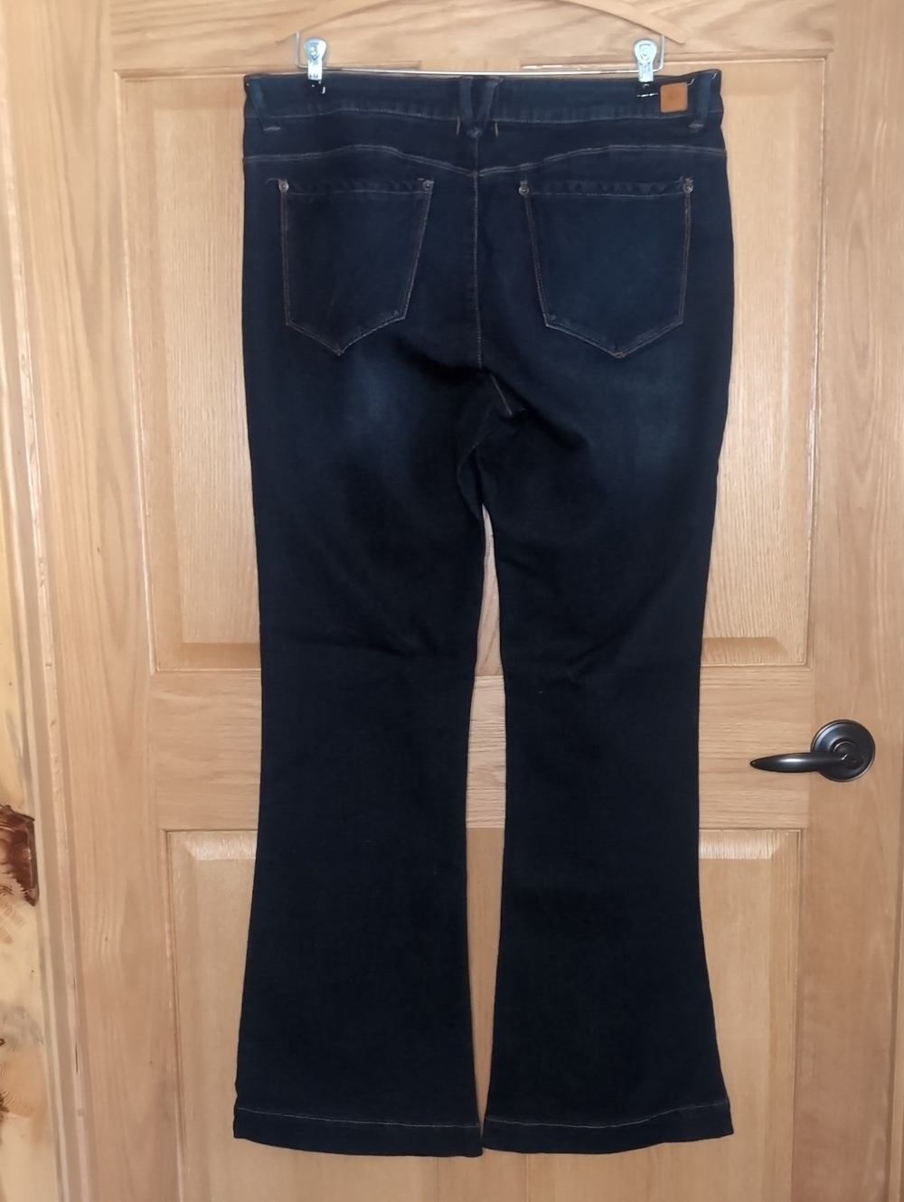 Sz 14 NWOT Democracy Liberty Bell Flare Dark Blue Jeans - Picture 4 of 7